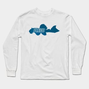 Pleco in Blue Long Sleeve T-Shirt